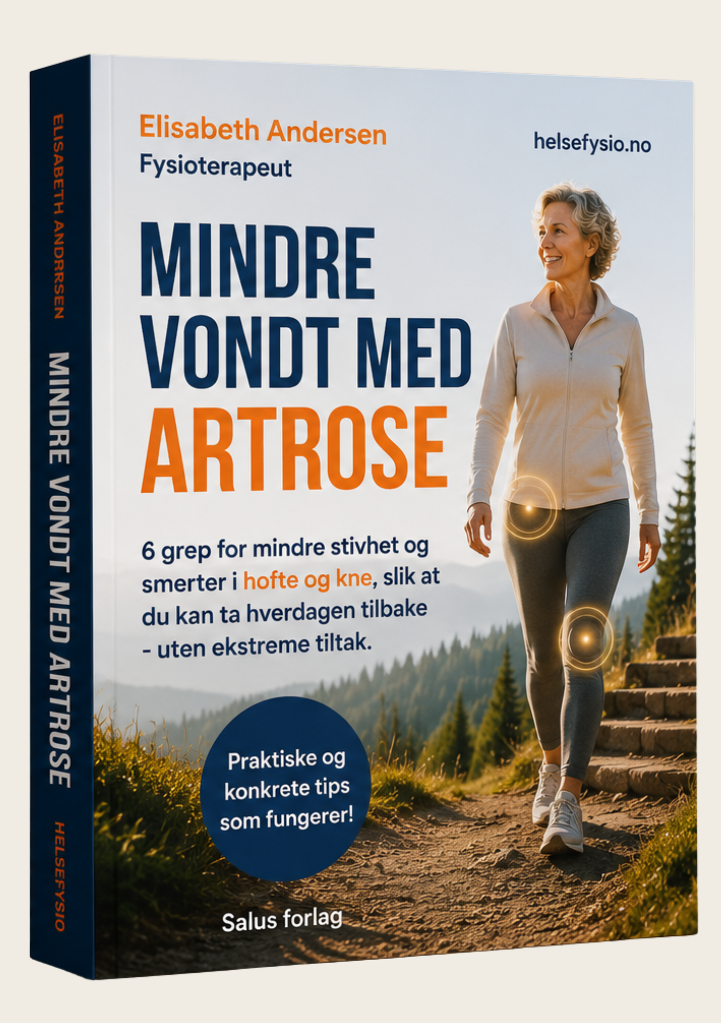 Boken Mindre vondt med artrose av fysioterapeut Elisabeth Andersen