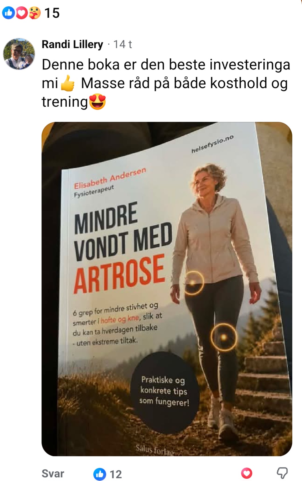 Facebook-innlegg fra leser: Denne boka er den beste investeringa mi